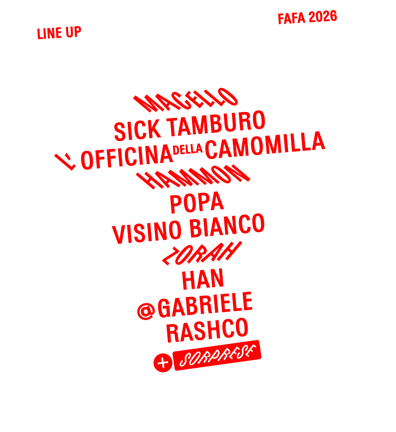 Line Up FaFa Fest 2026